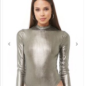 Metallic bodysuit from Forever 21